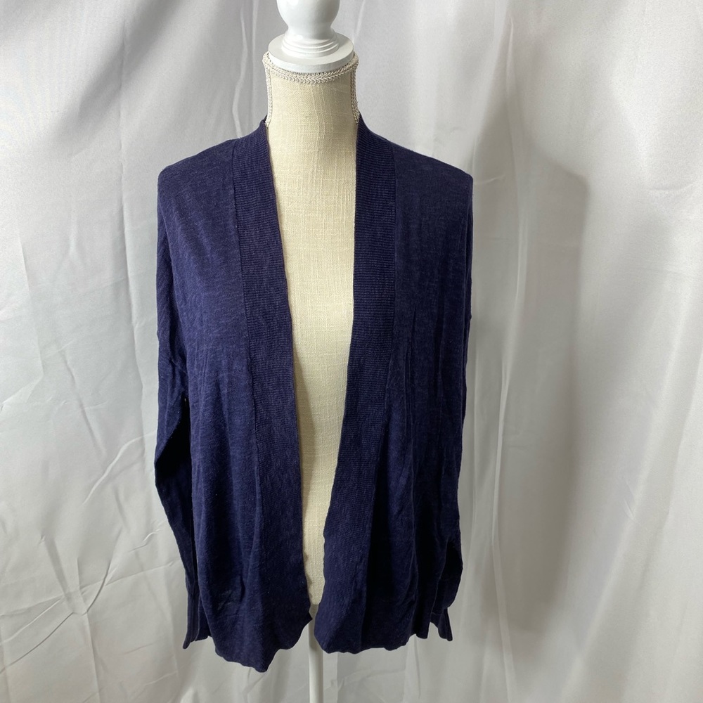 Gap Navy Blue open front cardigan sweater size small